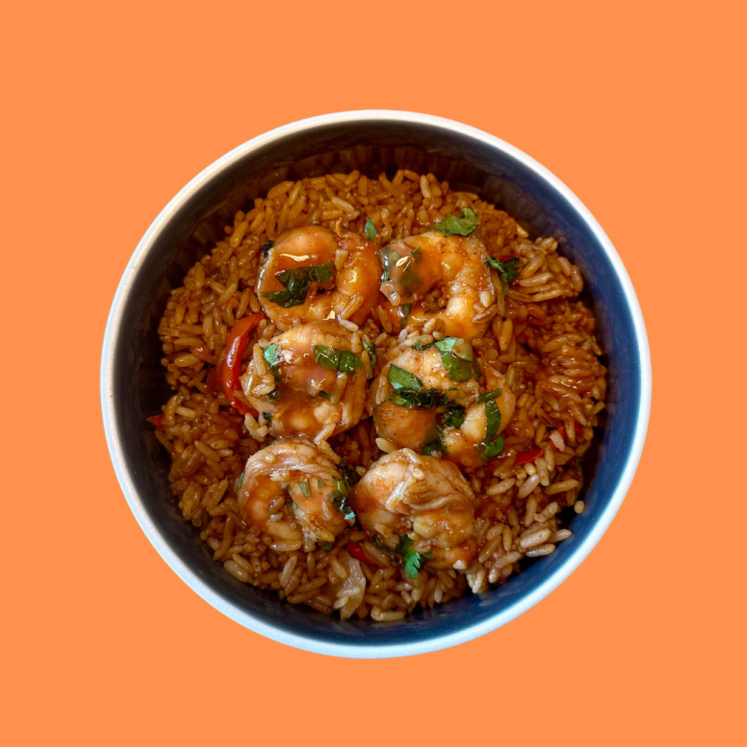 Knockout Speciality King Prawn Rice Box